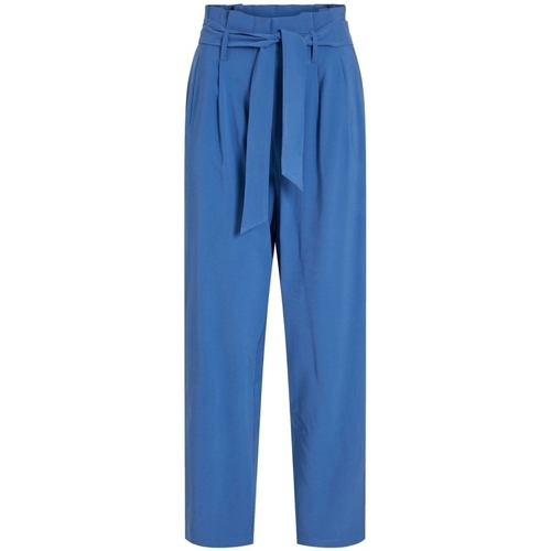 vaatteet Naiset Housut Vila Noos Pants Kaya 7/8 - Federal Blue Sininen