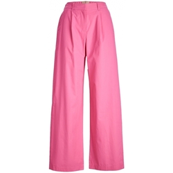 vaatteet Naiset Housut Jjxx Pants Vigga Wide - Carmine Rose Vaaleanpunainen