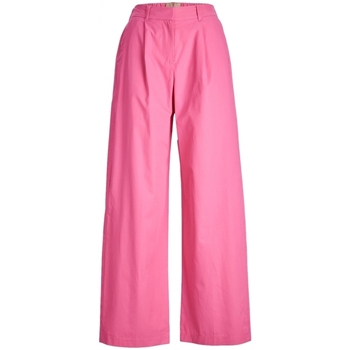 vaatteet Naiset Housut Jjxx Pants Vigga Wide - Carmine Rose Vaaleanpunainen