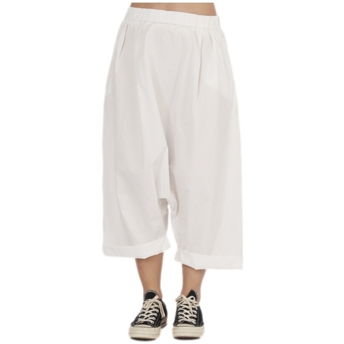 vaatteet Naiset Housut Wendy Trendy Pants 791824 - White Valkoinen