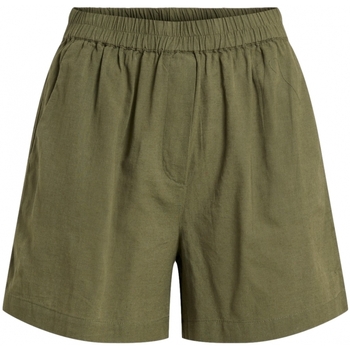 vaatteet Naiset Shortsit / Bermuda-shortsit Vila Chellie Shorts - Four Leaf Clover Vihreä