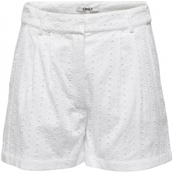 vaatteet Naiset Shortsit / Bermuda-shortsit Only Shorts Juni - Cloud Dancer Valkoinen