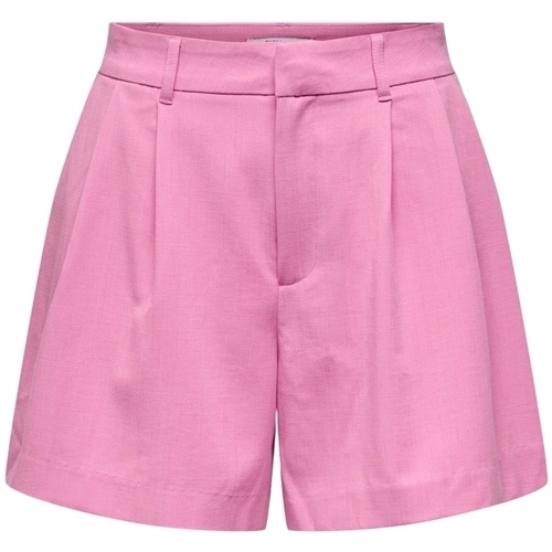 vaatteet Naiset Shortsit / Bermuda-shortsit Only Birgitta Shorts - Fuchsia Pink Vaaleanpunainen