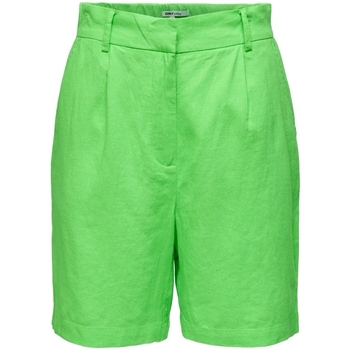 Only Caro HW Long Shorts - Summer Green Vihreä