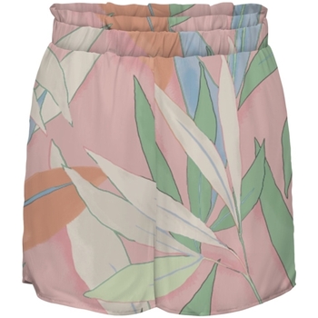 vaatteet Naiset Shortsit / Bermuda-shortsit Only Shorts Alma Life Poly - Coral Cloud Vaaleanpunainen