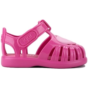kengät Lapset Sandaalit ja avokkaat IGOR Baby Tobby Gloss Love - Fuchsia Vaaleanpunainen