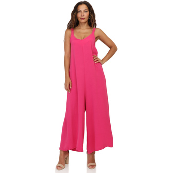 vaatteet Naiset Jumpsuits / Haalarit La Modeuse 67354_P156402 Vaaleanpunainen