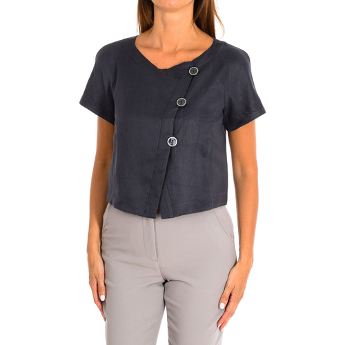 vaatteet Naiset Lyhythihainen t-paita Emporio Armani WNG29TWM012-911 Harmaa