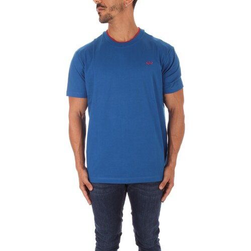 vaatteet Miehet Lyhythihainen t-paita Paul & Shark 22411114 Sininen