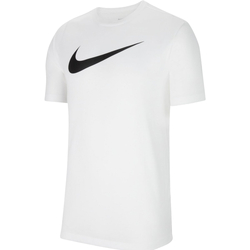 vaatteet Miehet Lyhythihainen t-paita Nike Dri-FIT Park Tee Valkoinen