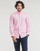 vaatteet Miehet Pitkähihainen paitapusero Polo Ralph Lauren CHEMISE AJUSTEE SLIM FIT EN POPELINE UNIE Vaaleanpunainen