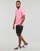 vaatteet Miehet Lyhythihainen poolopaita Polo Ralph Lauren POLO COUPE DROITE EN COTON BASIC MESH Vaaleanpunainen