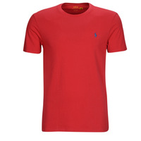 vaatteet Miehet Lyhythihainen t-paita Polo Ralph Lauren T-SHIRT AJUSTE EN COTON Punainen