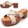kengät Naiset Sandaalit ja avokkaat Bozoom 83218 Beige