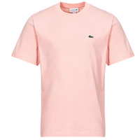 vaatteet Miehet Lyhythihainen t-paita Lacoste TH7318 Vaaleanpunainen