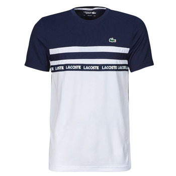 vaatteet Miehet Lyhythihainen t-paita Lacoste TH7515 Laivastonsininen / Valkoinen