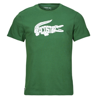 vaatteet Miehet Lyhythihainen t-paita Lacoste TH8937 Vihreä