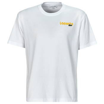 vaatteet Miehet Lyhythihainen t-paita Lacoste TH7544 Valkoinen