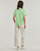 vaatteet Naiset Lyhythihainen t-paita Lacoste TF2594 Vihreä / Valkoinen