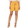 vaatteet Naiset Shortsit / Bermuda-shortsit La Modeuse 67298_P156309 Keltainen