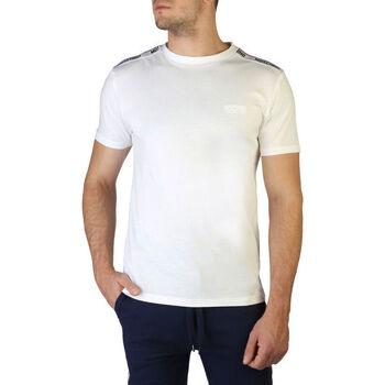 vaatteet Miehet Lyhythihainen t-paita Moschino - 1901-8101 Valkoinen