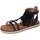 kengät Naiset Sandaalit ja avokkaat Femme Plus BC586 Musta