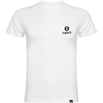 vaatteet Miehet Lyhythihainen t-paita Superb 1982 3001-WHITE Valkoinen