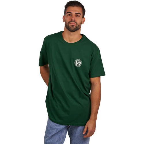 vaatteet Miehet Lyhythihainen t-paita Superb 1982 SPRBCO-002-GREEN Vihreä