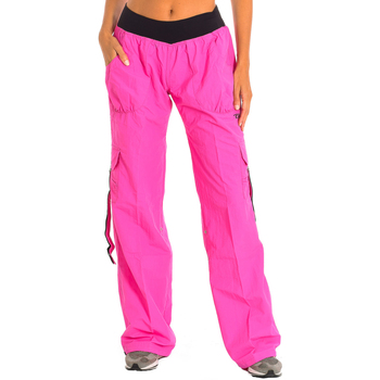 vaatteet Naiset Verryttelyhousut Zumba Z1B00131-FUCSIA Vaaleanpunainen