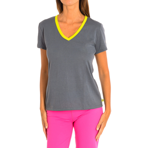 vaatteet Naiset Lyhythihainen t-paita Zumba Z1T00506-GRIS Monivärinen