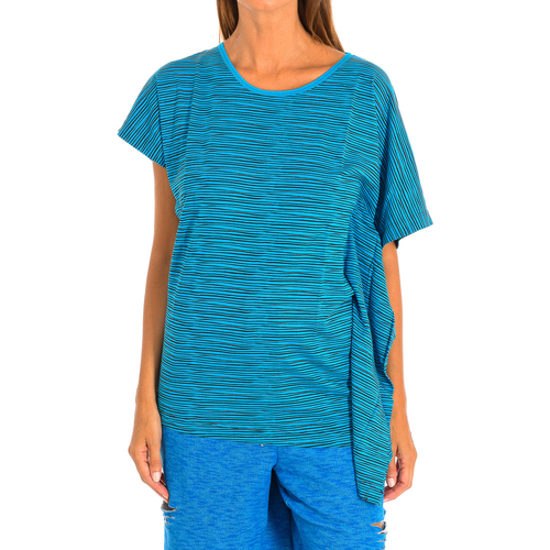 vaatteet Naiset Lyhythihainen t-paita Zumba Z1T00682-AZUL Sininen