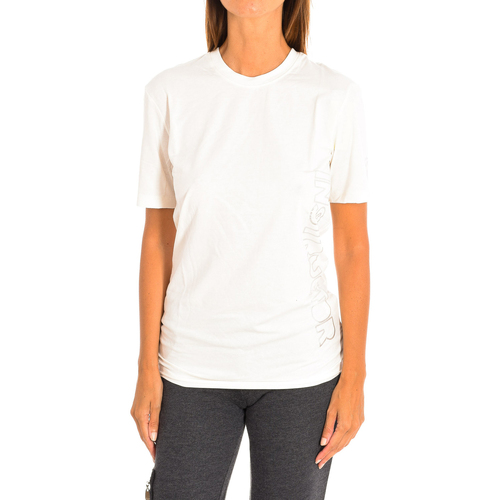 vaatteet Naiset Lyhythihainen t-paita Zumba Z2T00135-BLANCO Valkoinen