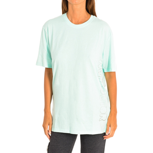 vaatteet Naiset Lyhythihainen t-paita Zumba Z2T00135-TURQUESA Sininen