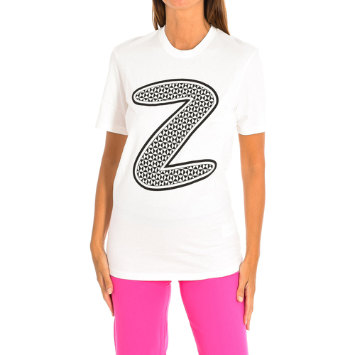 vaatteet Naiset Lyhythihainen t-paita Zumba Z2T00164-BLANCO Monivärinen