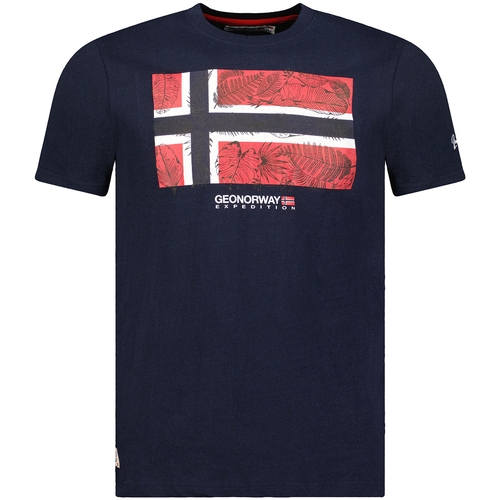 vaatteet Miehet Lyhythihainen t-paita Geo Norway SW1239HGNO-NAVY Sininen