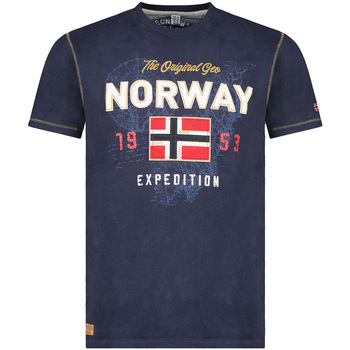 vaatteet Miehet Lyhythihainen t-paita Geo Norway SW1304HGNO-NAVY Sininen