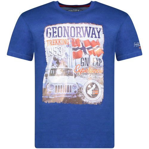 vaatteet Miehet Lyhythihainen t-paita Geo Norway SW1959HGNO-ROYAL BLUE Sininen