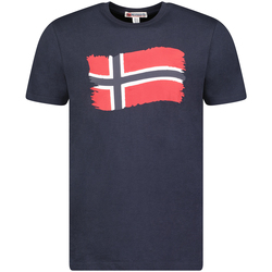 vaatteet Miehet Lyhythihainen t-paita Geographical Norway SX1078HGN-NAVY Sininen