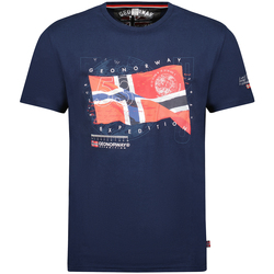 vaatteet Miehet Lyhythihainen t-paita Geo Norway SX1285HGNO-NAVY Laivastonsininen