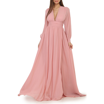 vaatteet Naiset Mekot La Modeuse 32626_P74064 Vaaleanpunainen