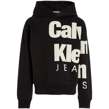 vaatteet Pojat Svetari Calvin Klein Jeans  Musta