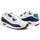 kengät Miehet Tennarit Shone 005-001 White/Purple Valkoinen