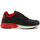 kengät Miehet Tennarit Shone 005-001 Black/Red Musta
