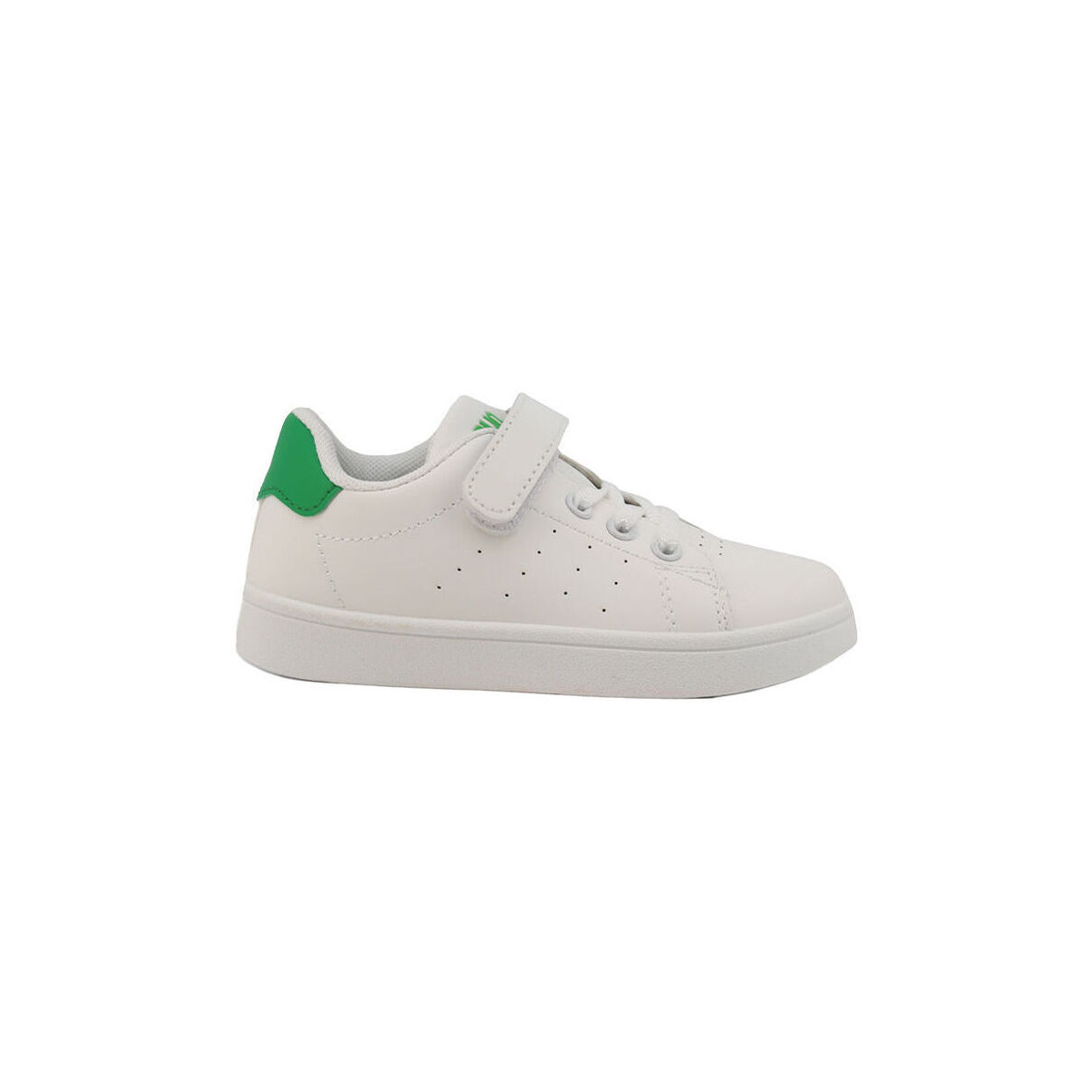 kengät Miehet Tennarit Shone 001-002 White/Green Valkoinen