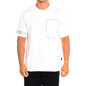 vaatteet Miehet Lyhythihainen t-paita La Martina SMR313-JS303-00002 Valkoinen