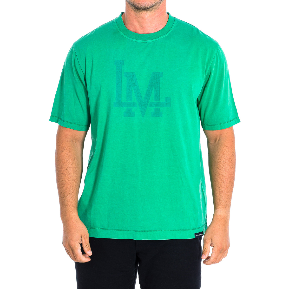 vaatteet Miehet Lyhythihainen t-paita La Martina TMR320-JS330-03104 Vihreä