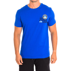 vaatteet Miehet Lyhythihainen t-paita La Martina TMR607-JS354-07120 Sininen