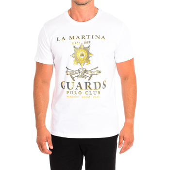 vaatteet Miehet Lyhythihainen t-paita La Martina TMRG30-JS206-00001 Valkoinen