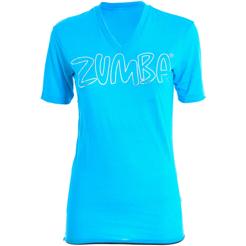 vaatteet Naiset T-paidat & Poolot Zumba Z2T00144-AZUL Sininen