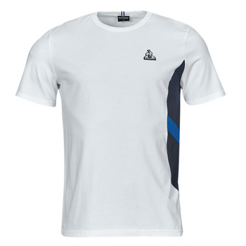 vaatteet Miehet Lyhythihainen t-paita Le Coq Sportif SAISON 1 TEE SS N°1 M Valkoinen